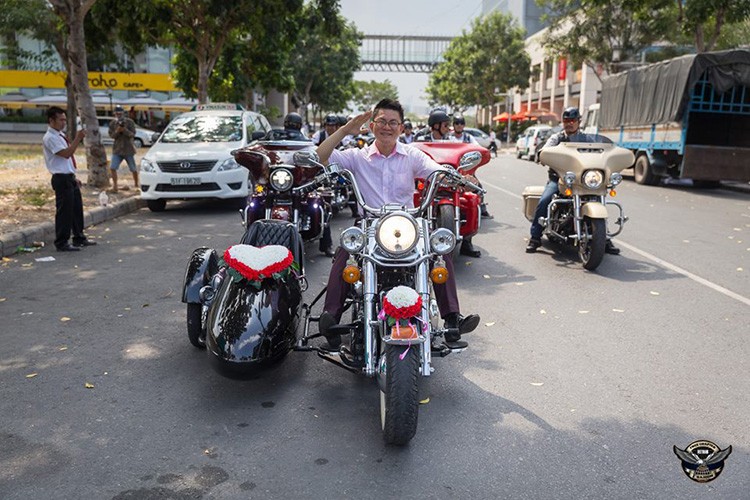 Dan xe khung Harley-Davidson ram ro 